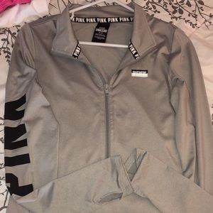 Grey Victoria’s secret half zip pullover!